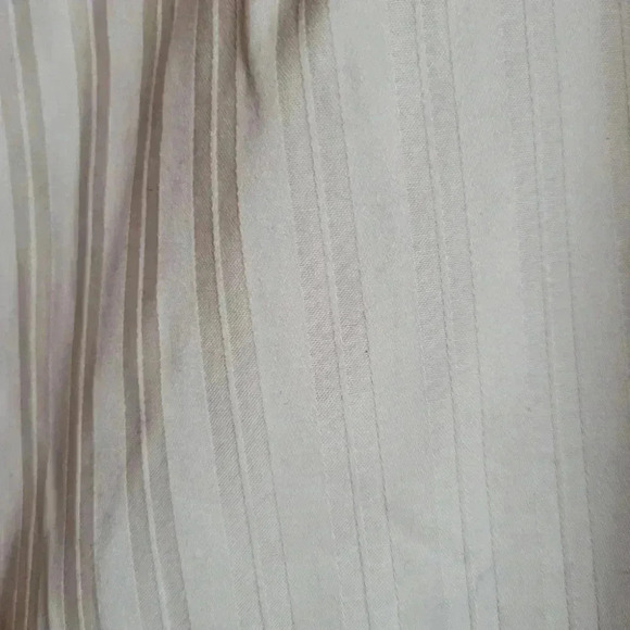 Jessica Sport Beige Tone on Tone  Striped Pencil Skirt Front Closure sz14 - Picture 6 of 8